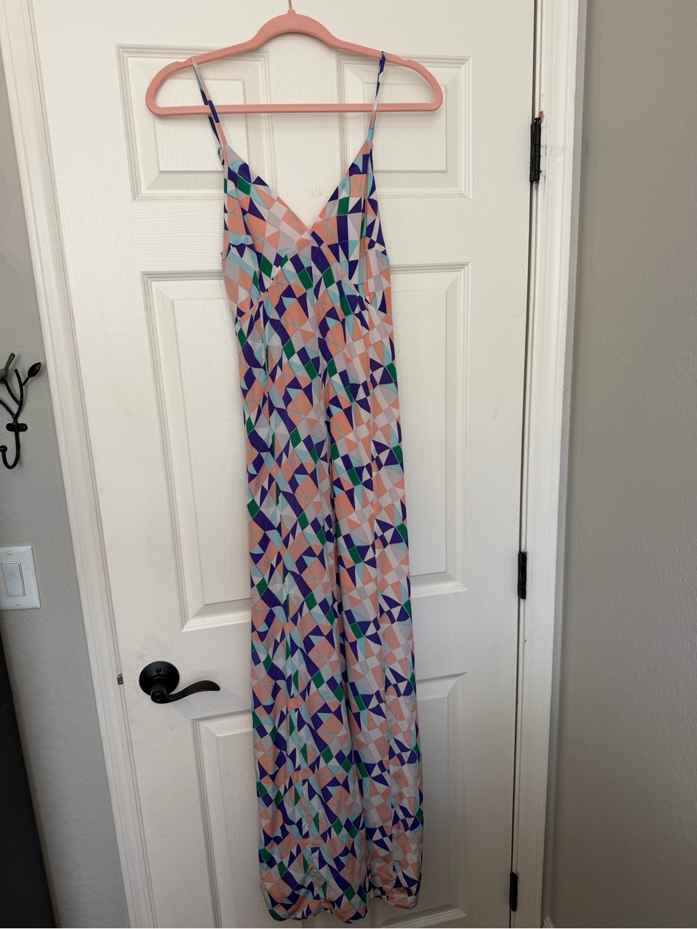 Clartè - Size Small - multi color open back zip dress